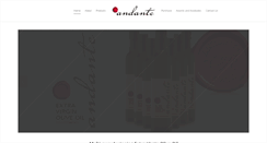 Desktop Screenshot of andanteoliveoil.co.za